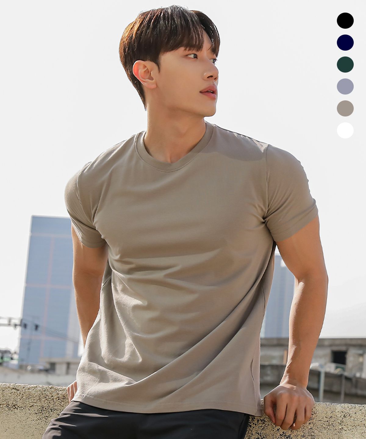 몰든(MALDEN) 스탠다드 머슬핏 무지 티셔츠