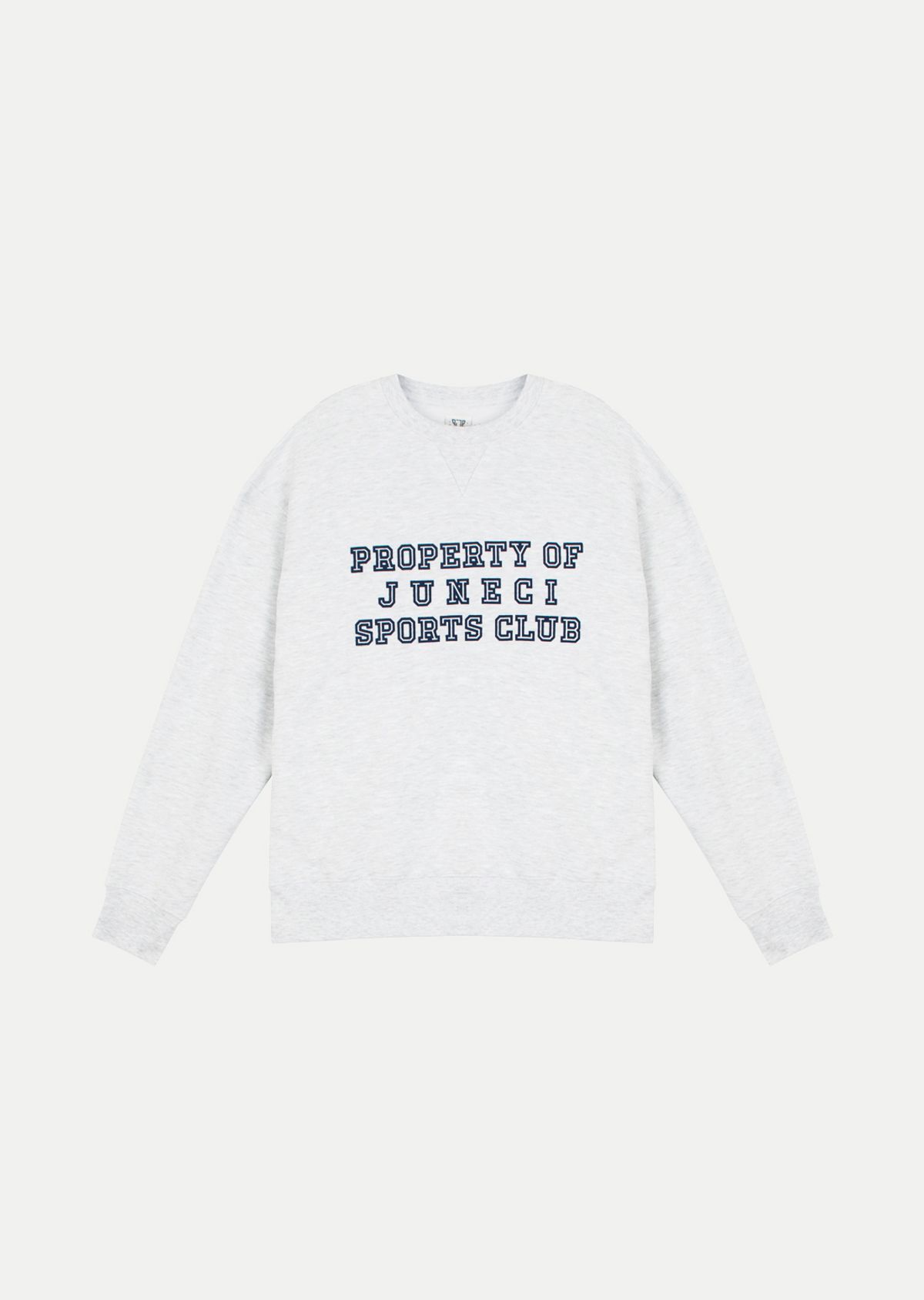 주네시 스포츠 클럽(JUNECI SPORTS CLUB) Property of JSC 스웻셔츠 Property of JSC sweatshirts (White Melange grey)