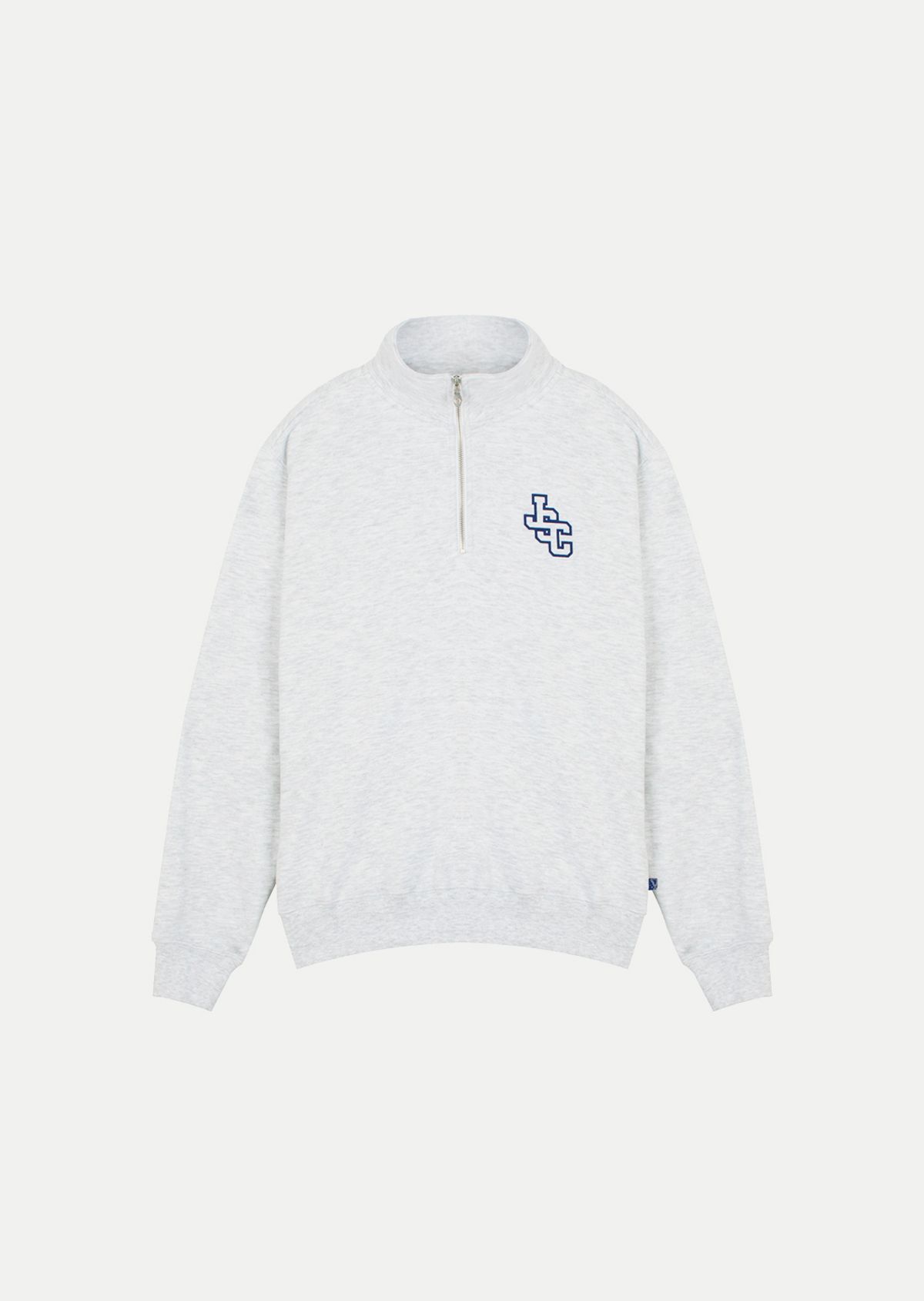 주네시 스포츠 클럽(JUNECI SPORTS CLUB) JSC Quarter Zip 풀오버 JSC Quarter Zip Pullover (White Melange grey)