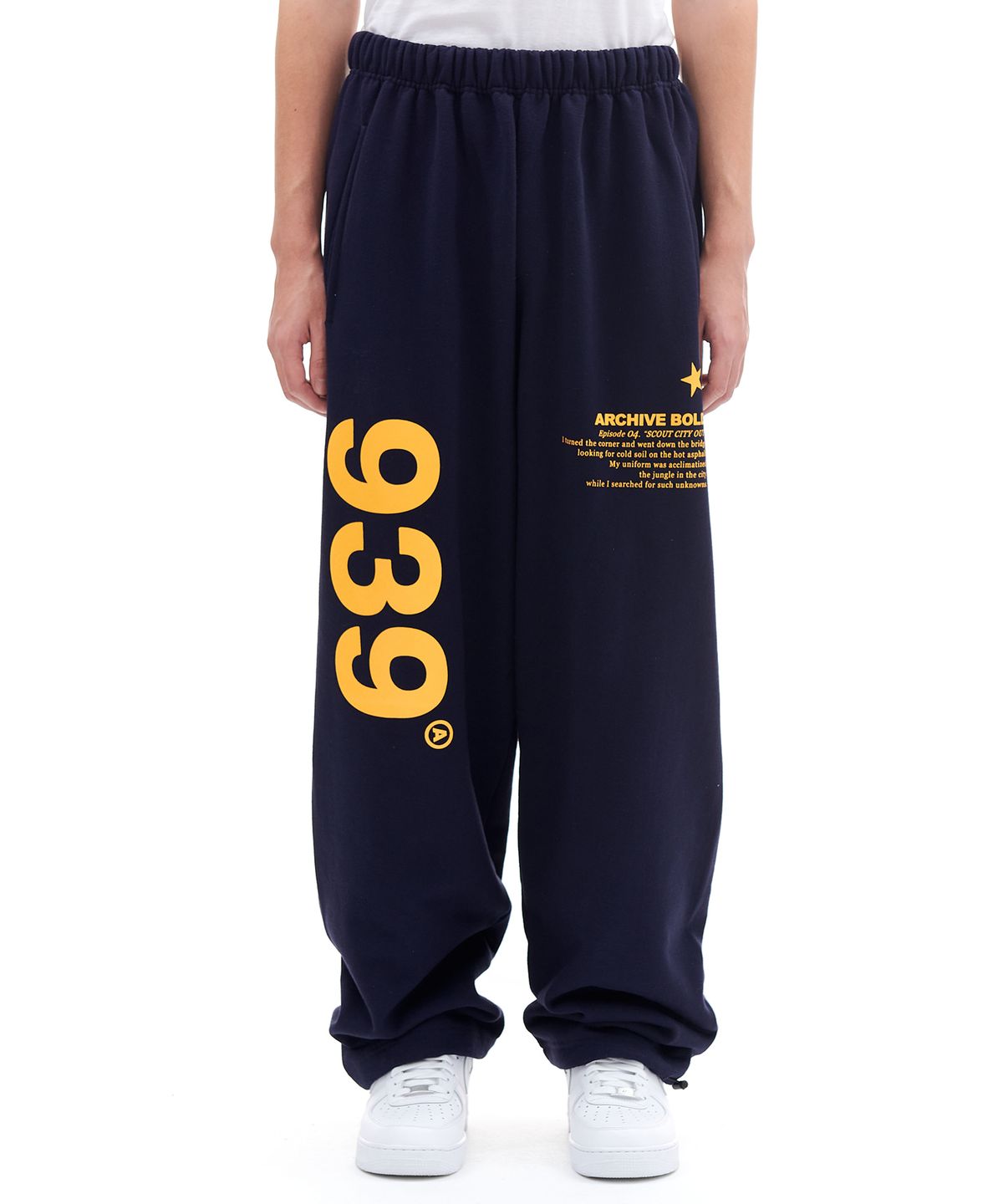 아카이브 볼드(ARCHIVE BOLD) 939 LOGO SWEAT PANTS (NAVY)