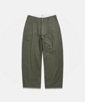 Wide Officer Pants Grey Olive