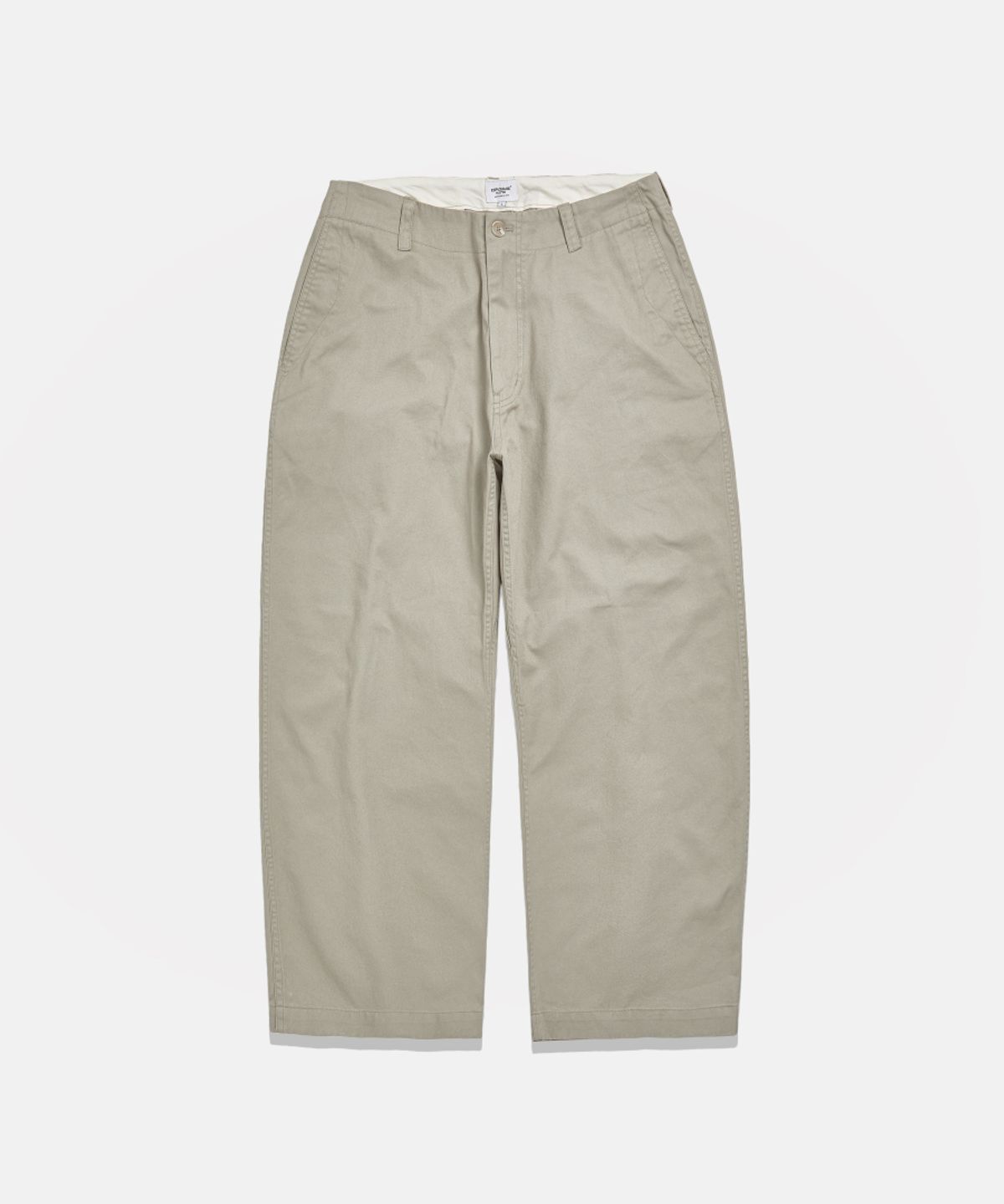 에스피오나지(ESPIONAGE) Wide Officer Pants Beige