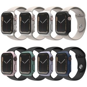 애플워치 11세대/10세대/9세대/8세대/울트라·2/7세대/6세대/SE 전기종 풀커버 일체형 강화유리 범퍼 케이스(40mm/41mm/42mm/44mm/45mm/46mm/49mm)