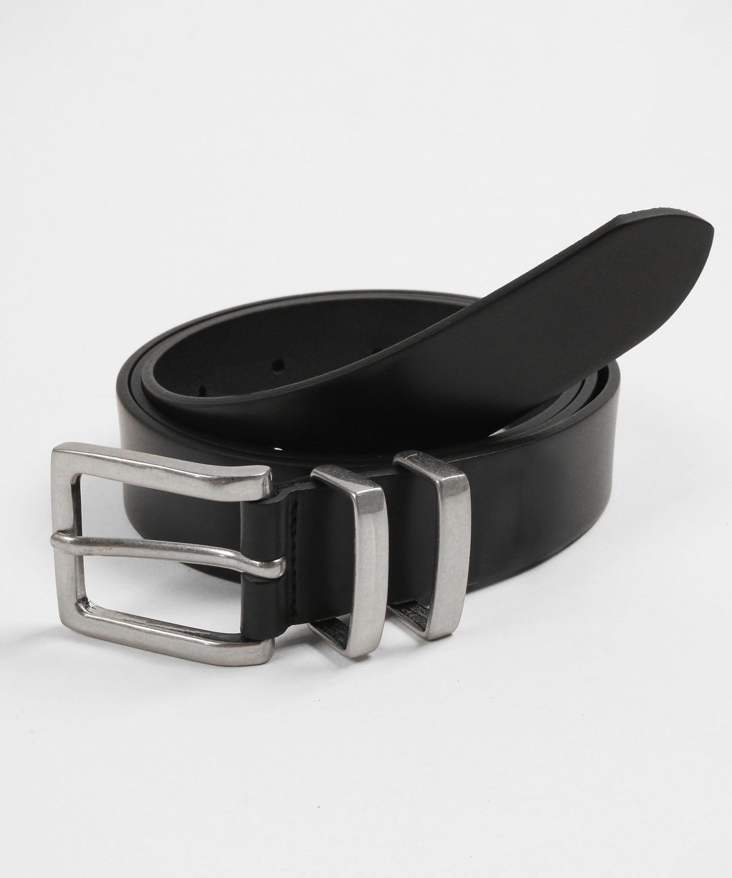 ●DOFFJASON● Leather Tag Square Hard Leather Belt BLACK DJ2 MUSINSA | DOFFJASON Minimal Square Double Steel Hard Leather