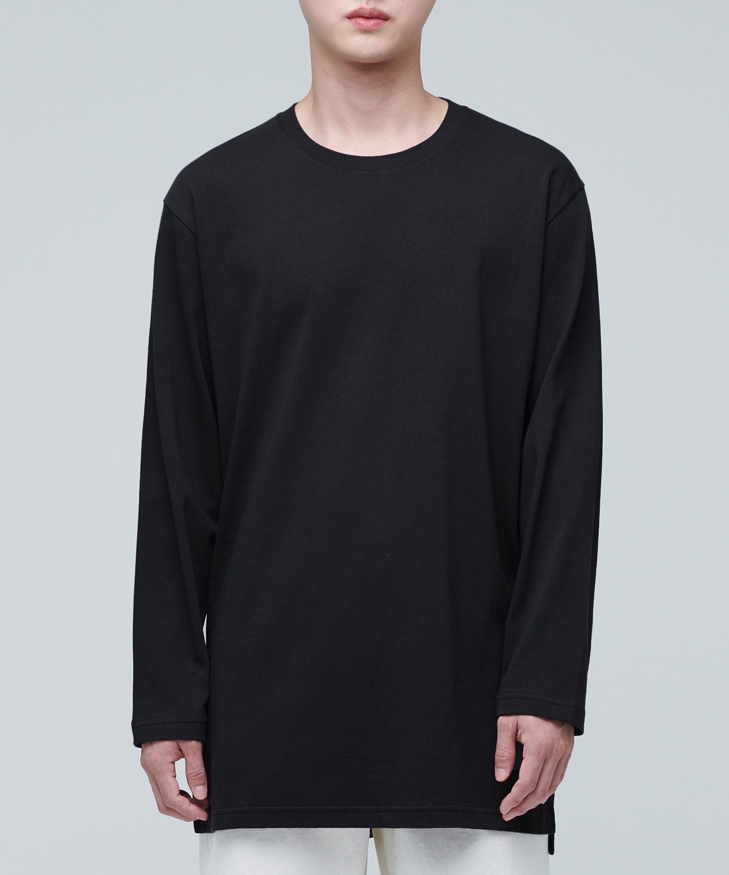 Tシャツ・カットソー *MUSINSA STANDARD* Layered Crew Neck Long Sleeve T-ShirtLong MUSINSA | MUSINSA STANDARD Layered Crew Neck Long Sleeve T