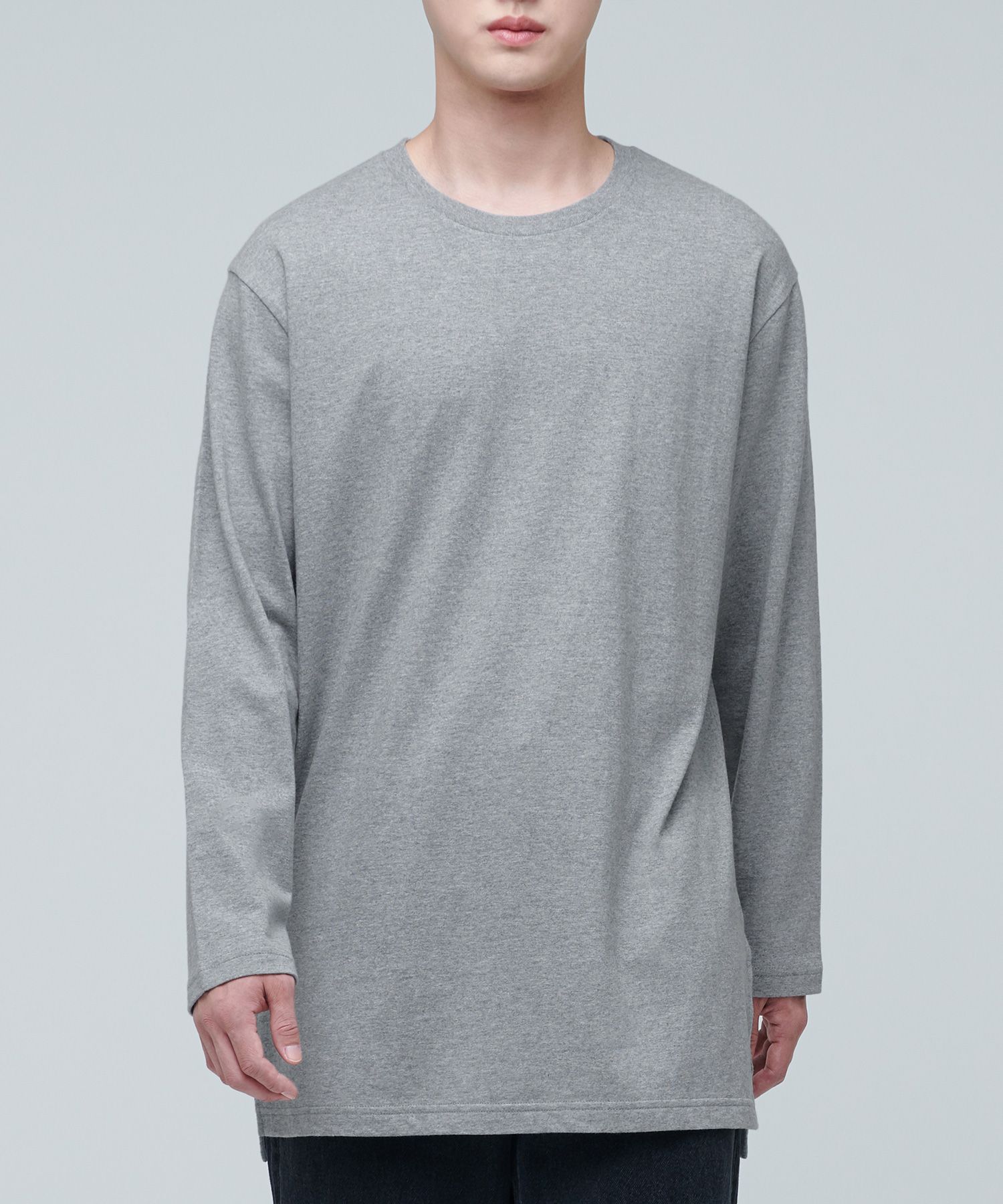 MUSINSA | MUSINSA STANDARD Layered Crew Neck Long Sleeve T