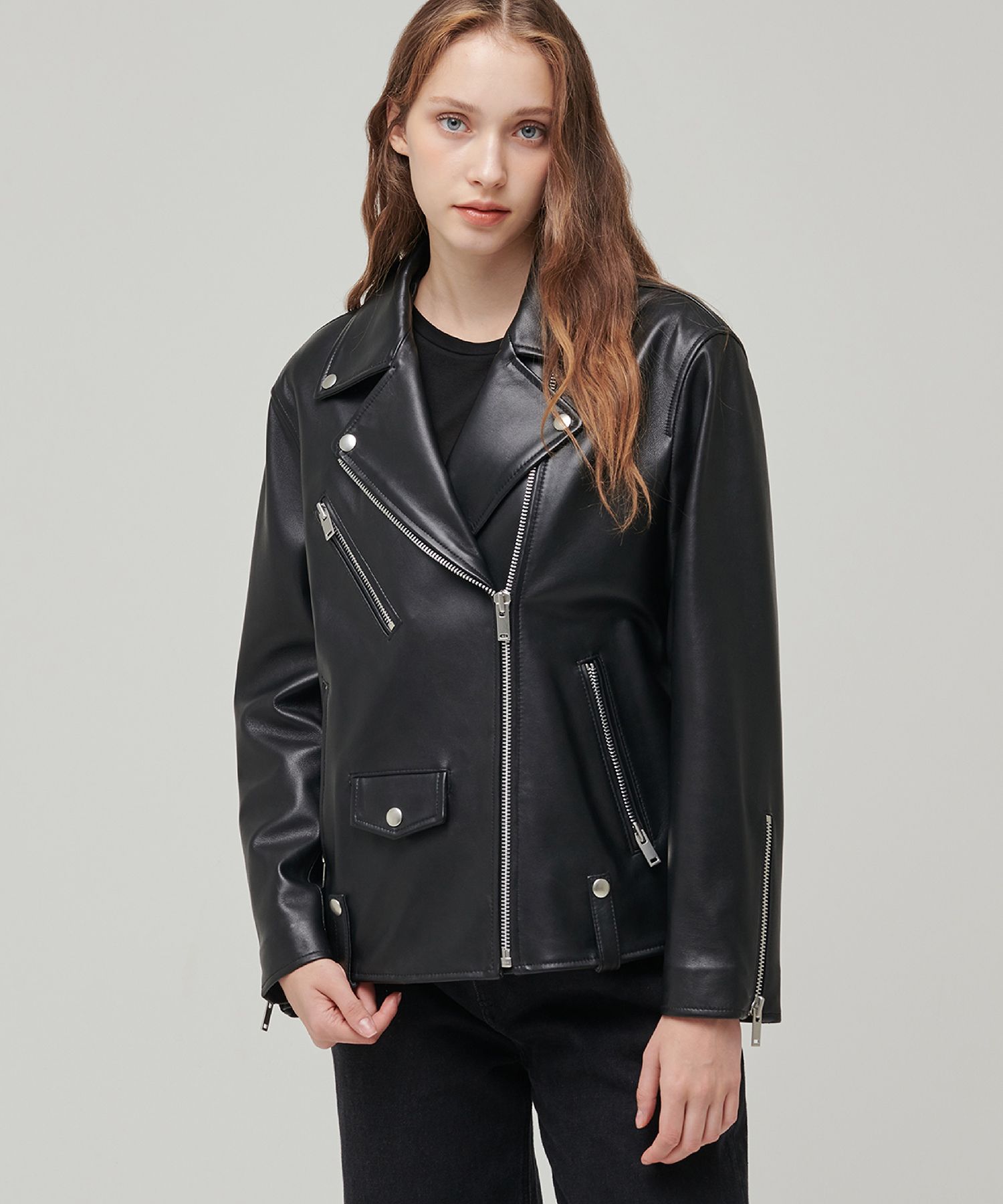 ジャケット・アウター MUSINSA STANDARD LAMBSKIN MOTORCYCLE MUSINSA | MUSINSA STANDARD BASIC BLAZER [BLACK]