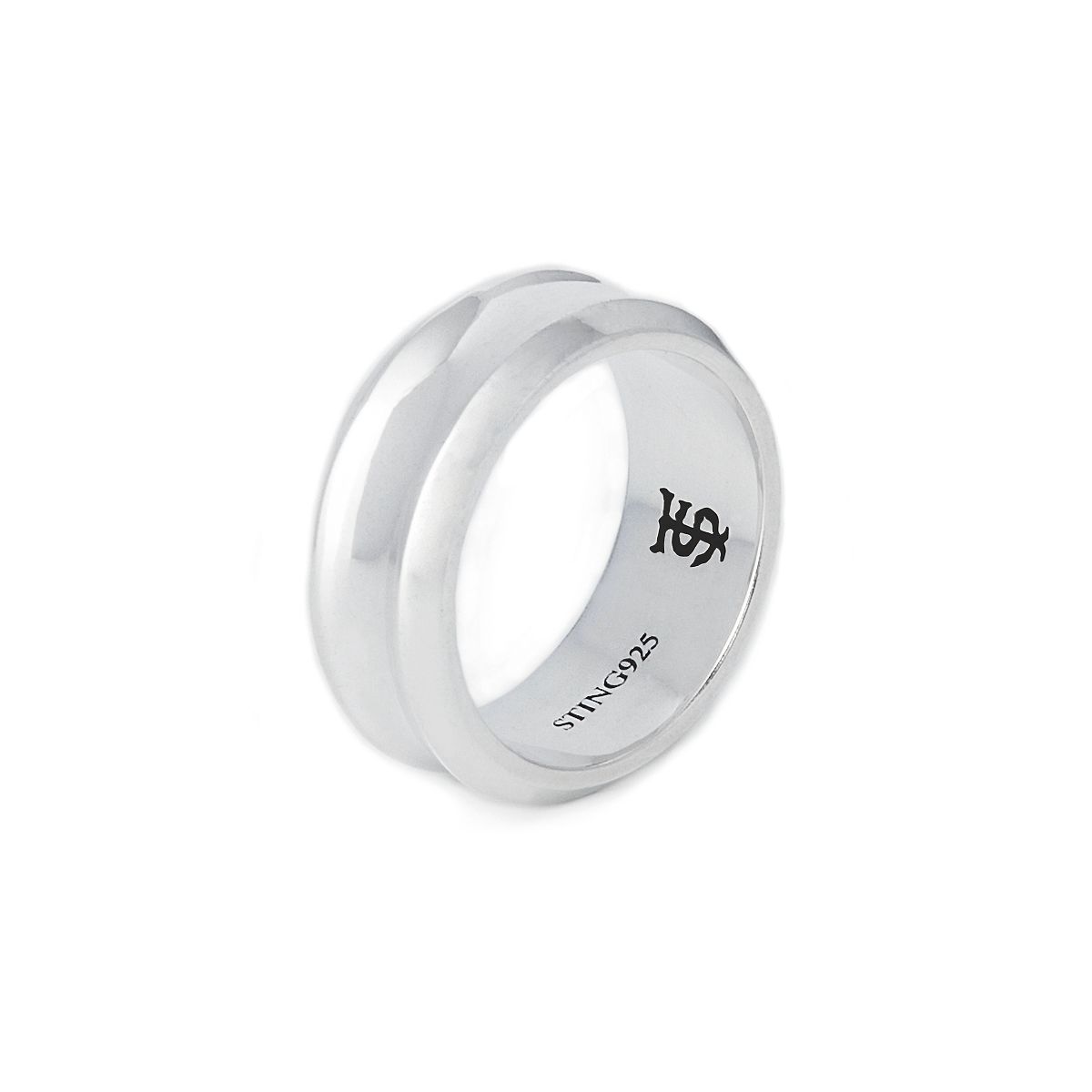 스팅925(STING925) Curved Bold Ring
