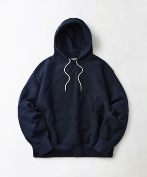 REVERSE HEAVY HOOD SWEAT_NAVY