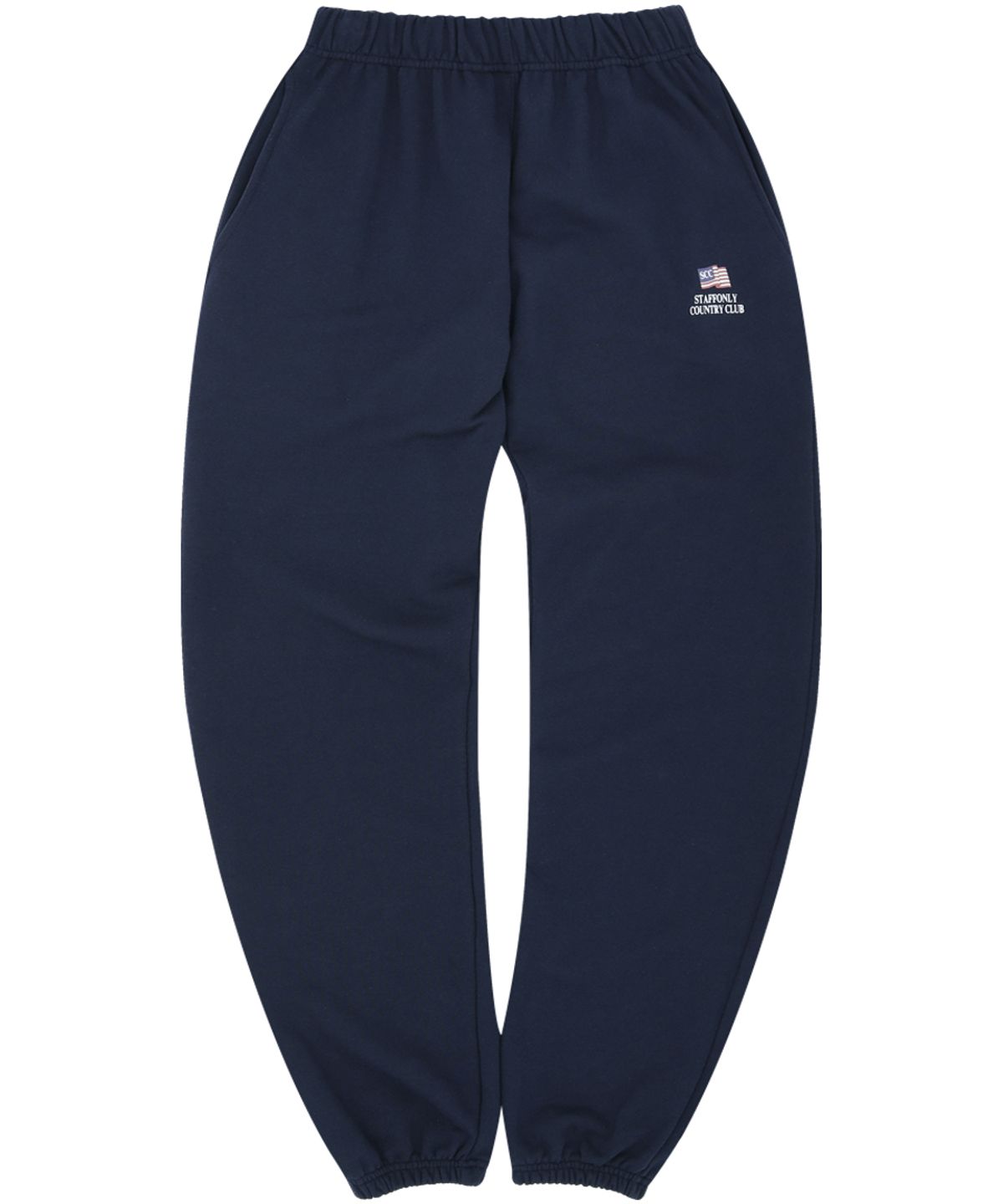 스텝온리(STAFFONLY) FLAG SWEATPANTS (NAVY)