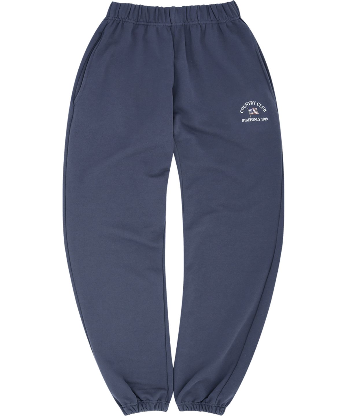 스텝온리(STAFFONLY) CLUB 1989 SWEATPANTS (WASHED NAVY)