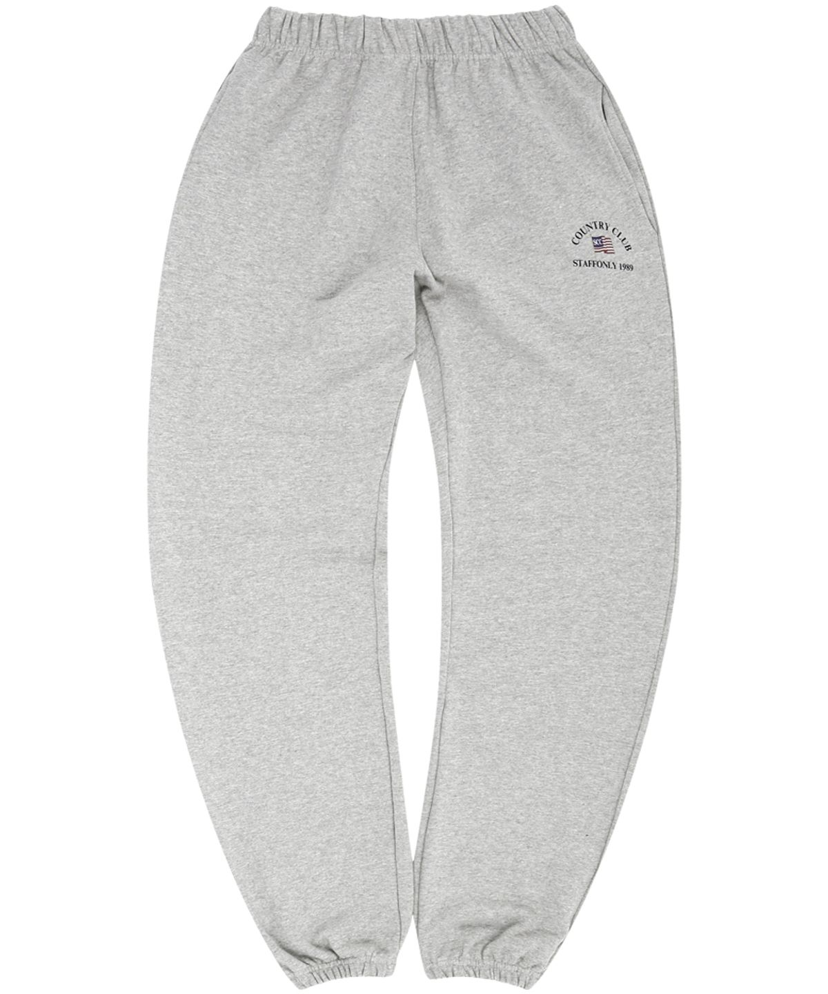 스텝온리(STAFFONLY) CLUB 1989 SWEATPANTS (MELANGE GREY)