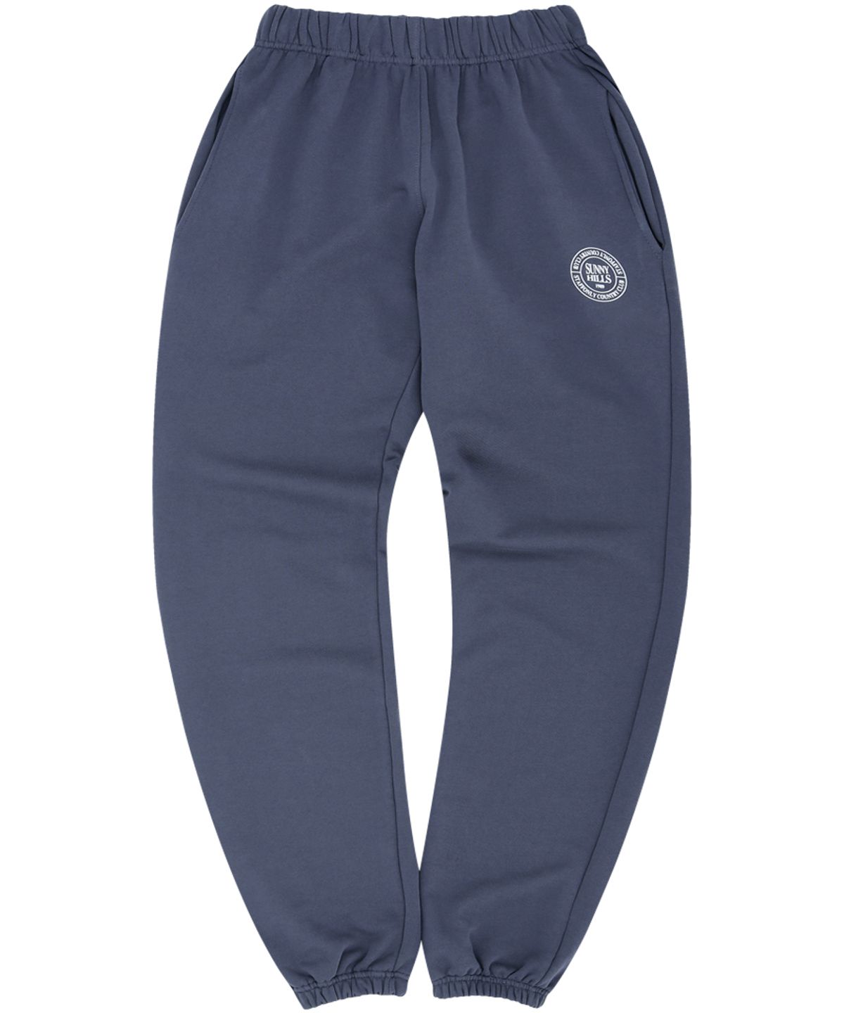 스텝온리(STAFFONLY) SUNNY HILLS LOGO SWEATPANTS (WASHED NAVY)