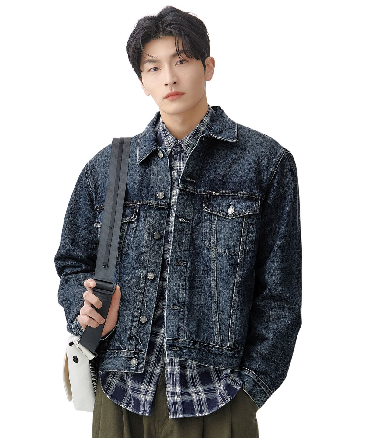 폴로 랄프 로렌(POLO RALPH LAUREN) 페이디드 데님 트럭커 재킷 - 블루