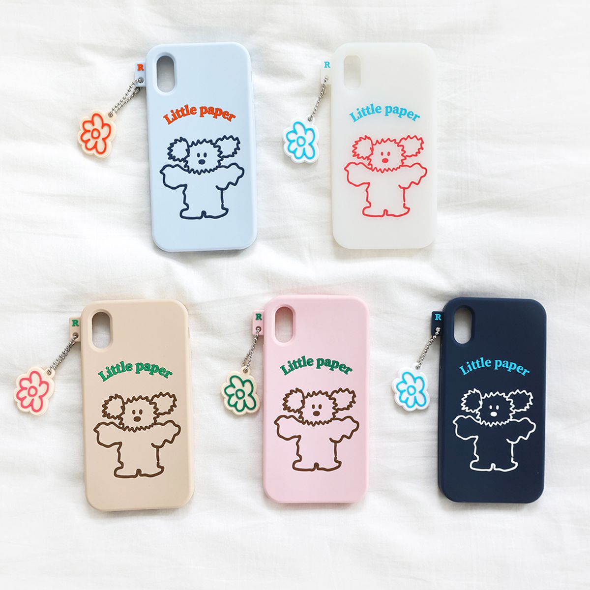 브런치브라더(BRUNCH BROTHER) Little PaPer 리틀페퍼 실리콘 케이스 for iPhone 6 6S 7 8 SE2 X XS