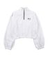 SWEAT ANORAK CREW (WHITE MELANGE)