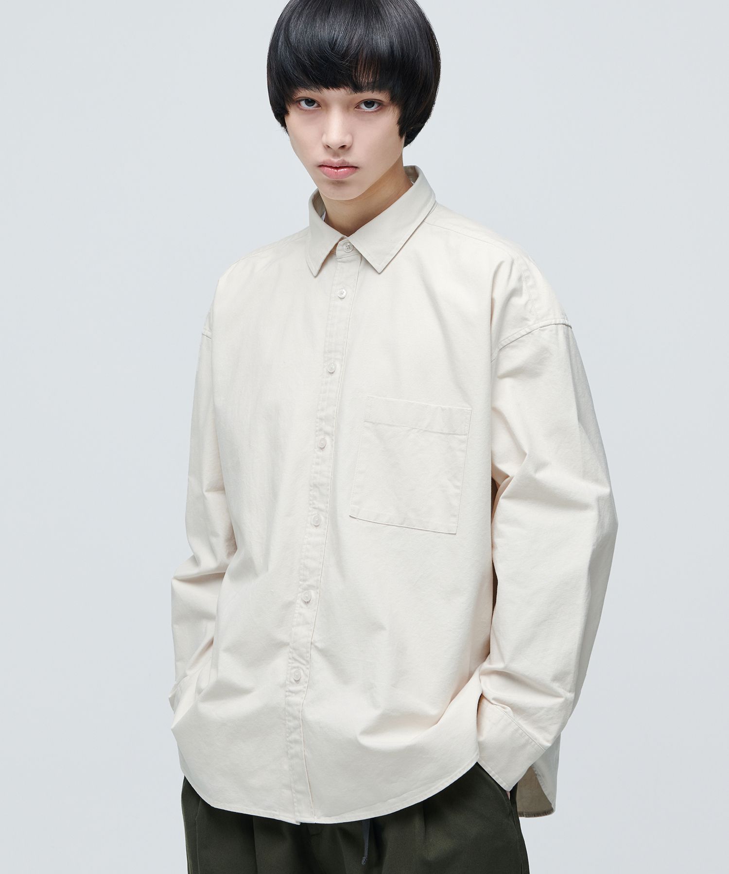 ★MUSINSA STANDARD★ Heavyweight oversized oxford shirt crea MUSINSA | MUSINSA STANDARD HEAVYWEIGHT OVERSIZED OXFORD