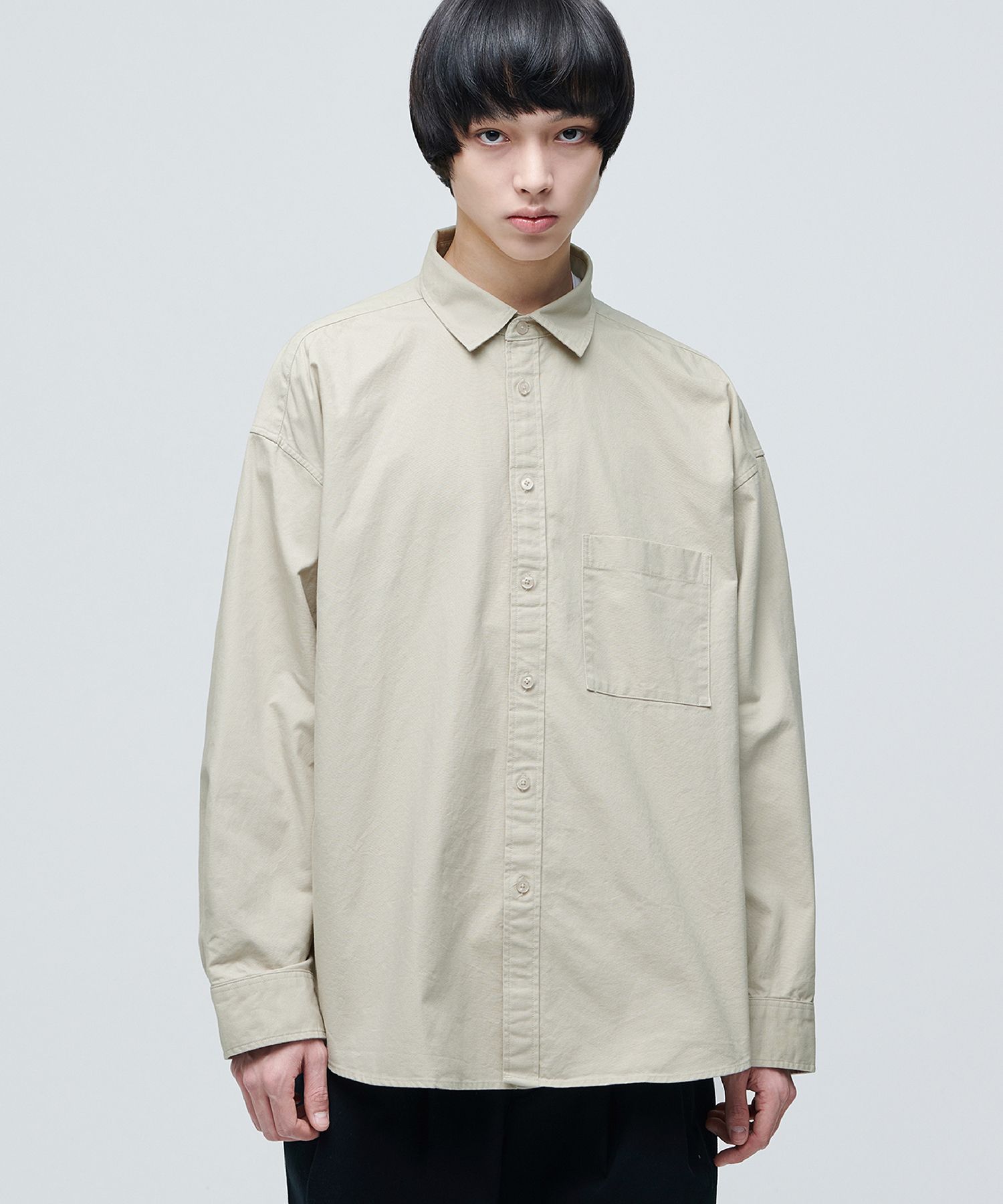 ★MUSINSA STANDARD★ Heavyweight oversized oxford shirt crea MUSINSA | MUSINSA STANDARD HEAVYWEIGHT OVERSIZED OXFORD