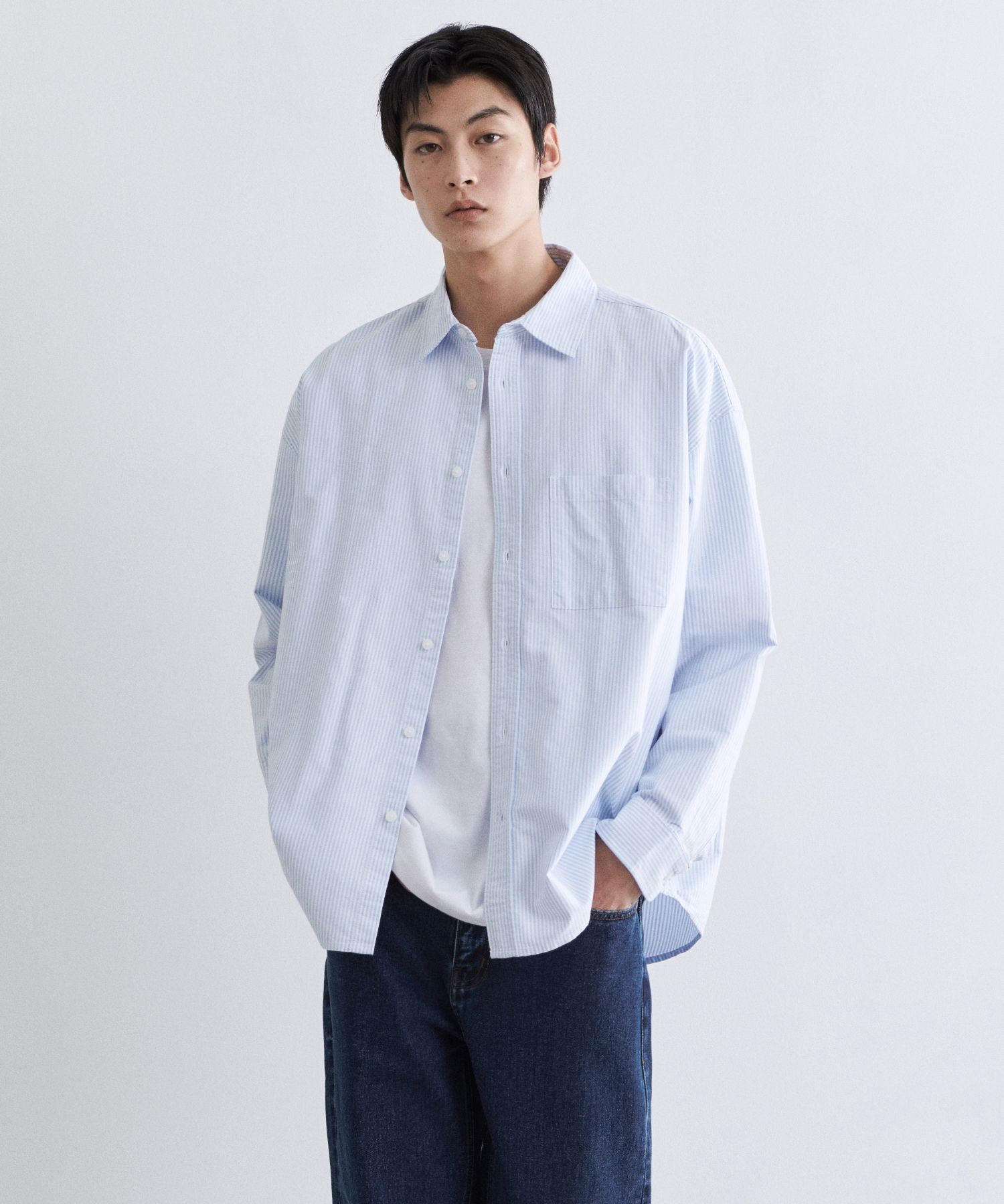 OAMC】【Mサイズ】WHINEY SHIRT / SKY BLUE（STATE magazine, Spring 