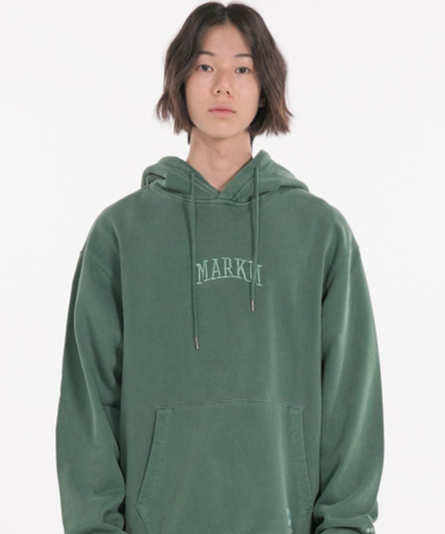 MUSINSA公式 | MARKM Markm Pigment Hoodie Green