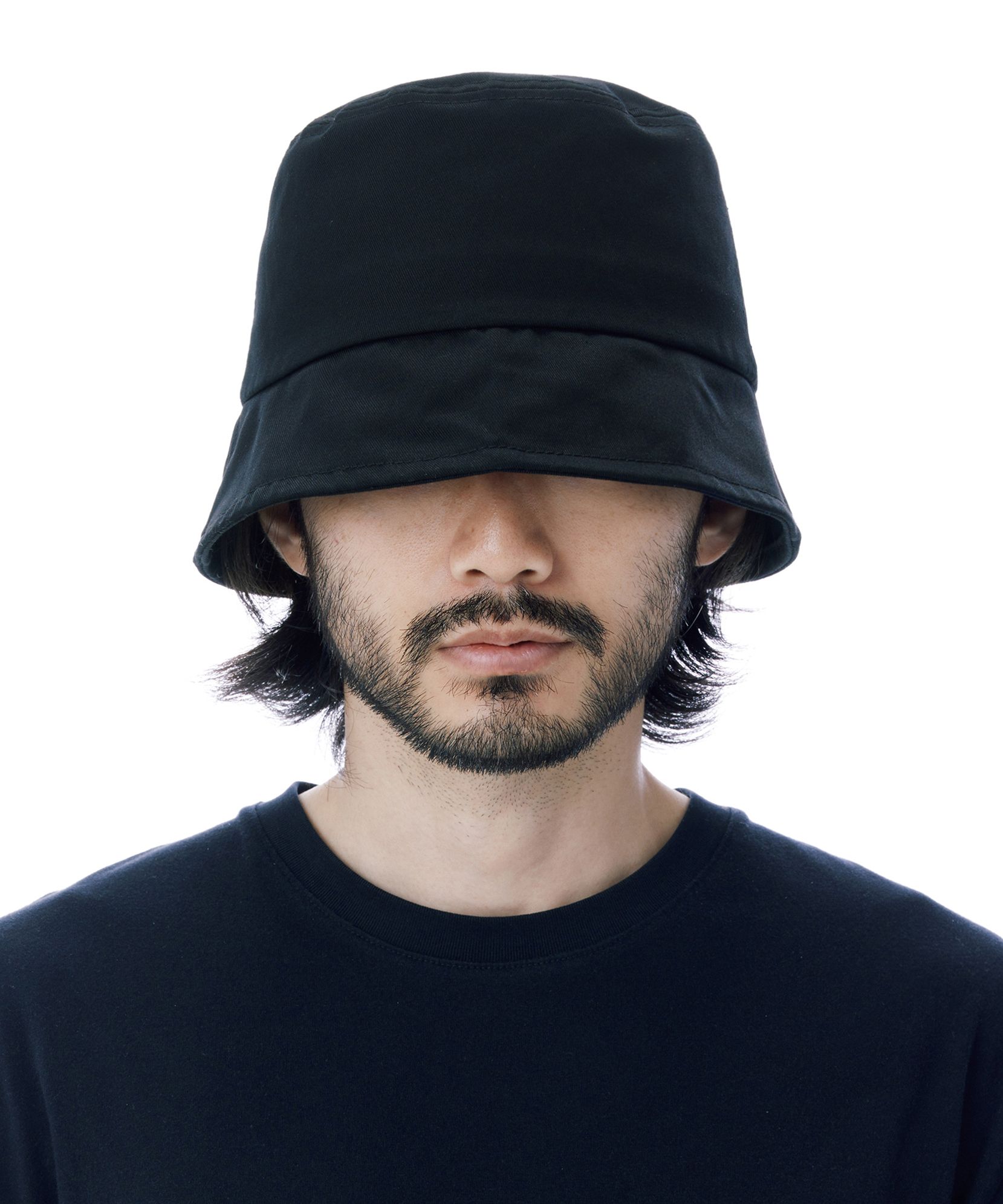 MUSINSA公式 | LUOESPAC Overfit Drop Bucket Hat (Black)
