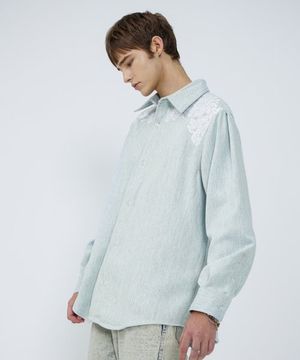 Double Pleats Shirt - MINT