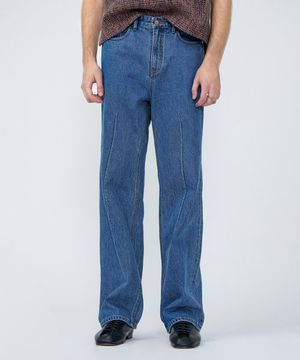 Comfy Wide Jeans - MEDIUM BLUE