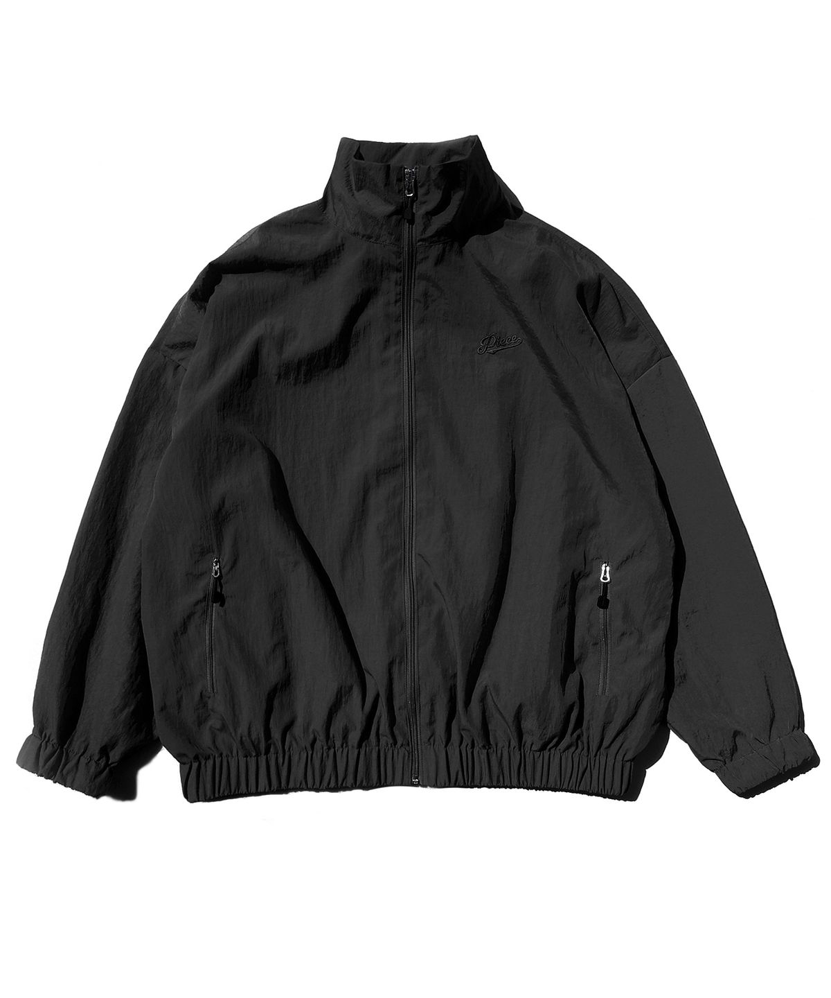 피스메이커(PIECE MAKER) NYLON TRACK JACKET (BLACK)