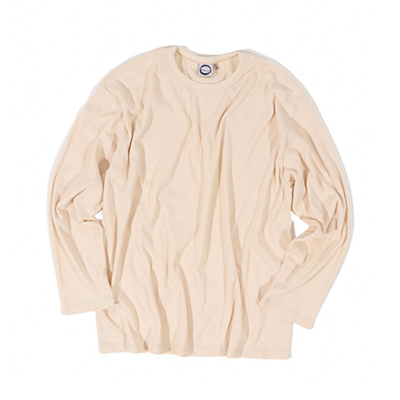 WAFFLE LONG SLEEVE (CREAM)