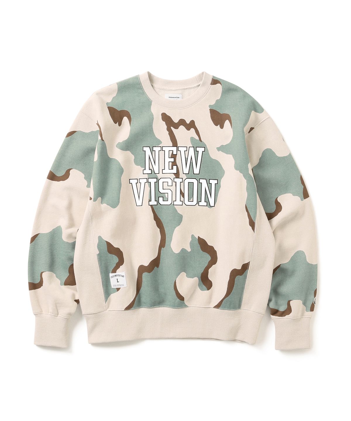 디스이즈네버댓(THISISNEVERTHAT) NEW VISION Crewneck Camo