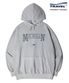 미시간 울버린 피그먼트 후드티 고스트 그레이