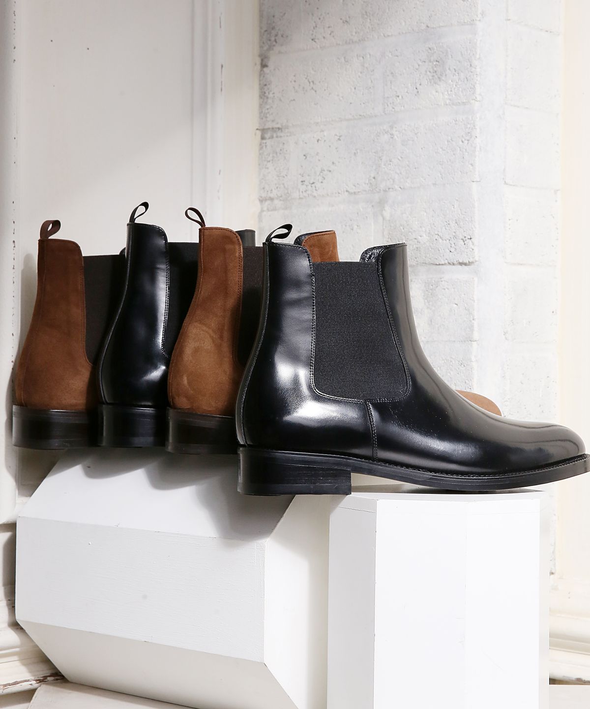 플랩에프(FLAP'F) 핸드메이드 수제화 첼시부츠 2종