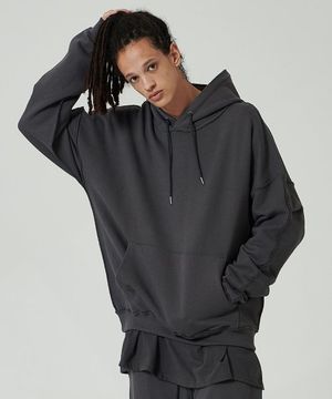 인아웃 셋업 후드티 (차콜)