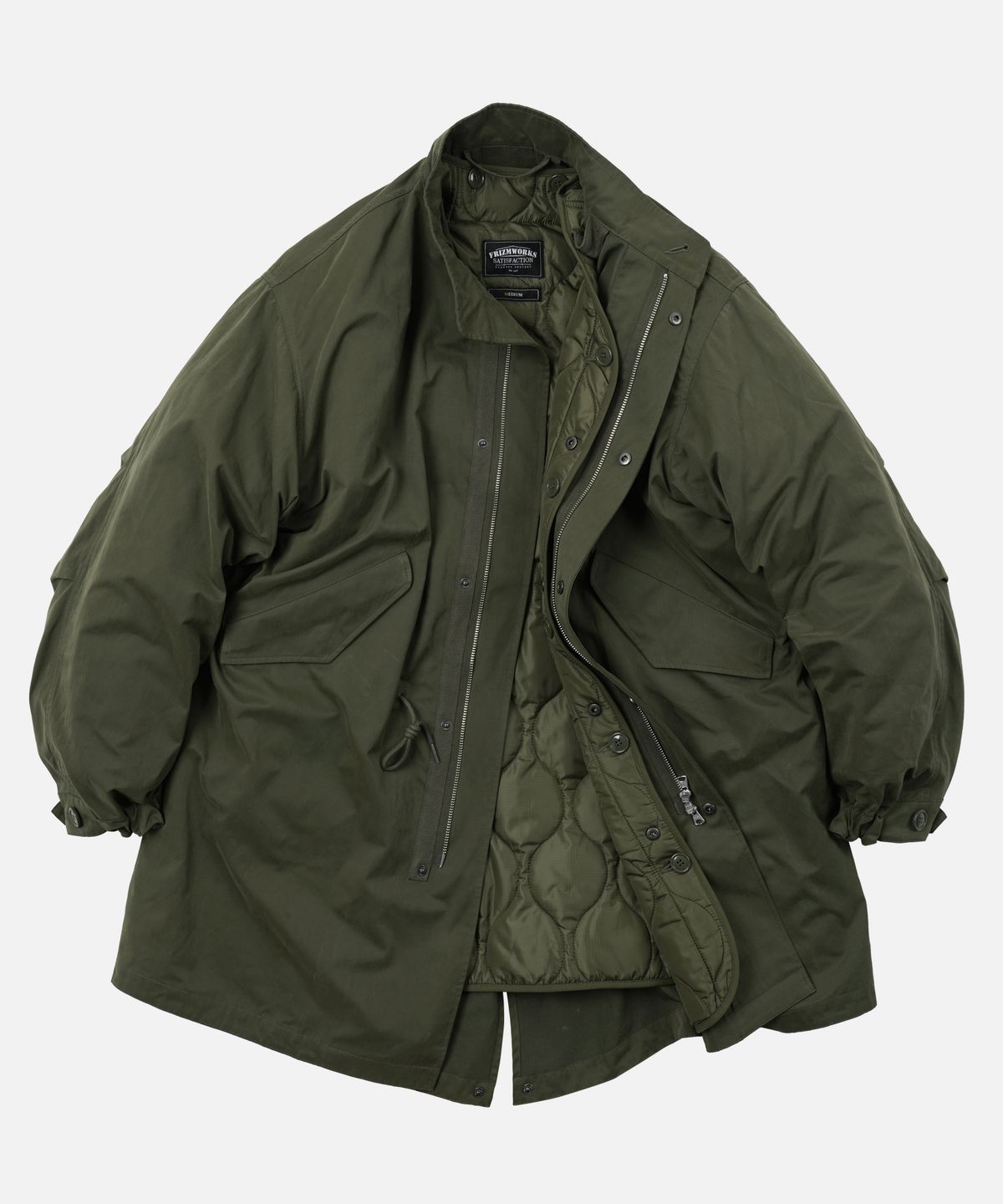 프리즘웍스(FRIZMWORKS) VINCENT M65 FISHTAIL PARKA 003 _ OLIVE