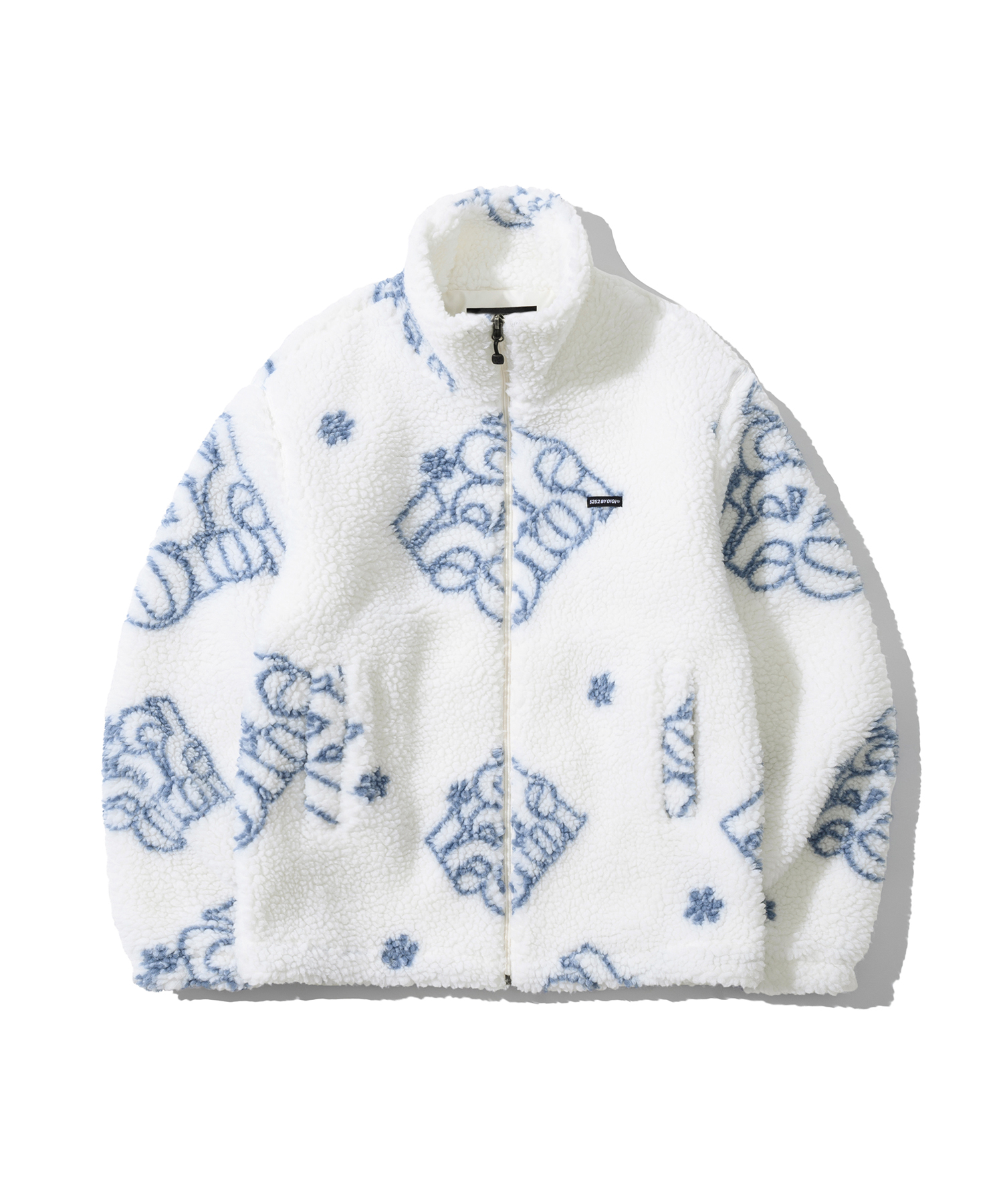 【muguet】embroidered boa blouson アイボリー muguet embroidered boa blouson ivory の通販 by mun' shop｜ラクマ