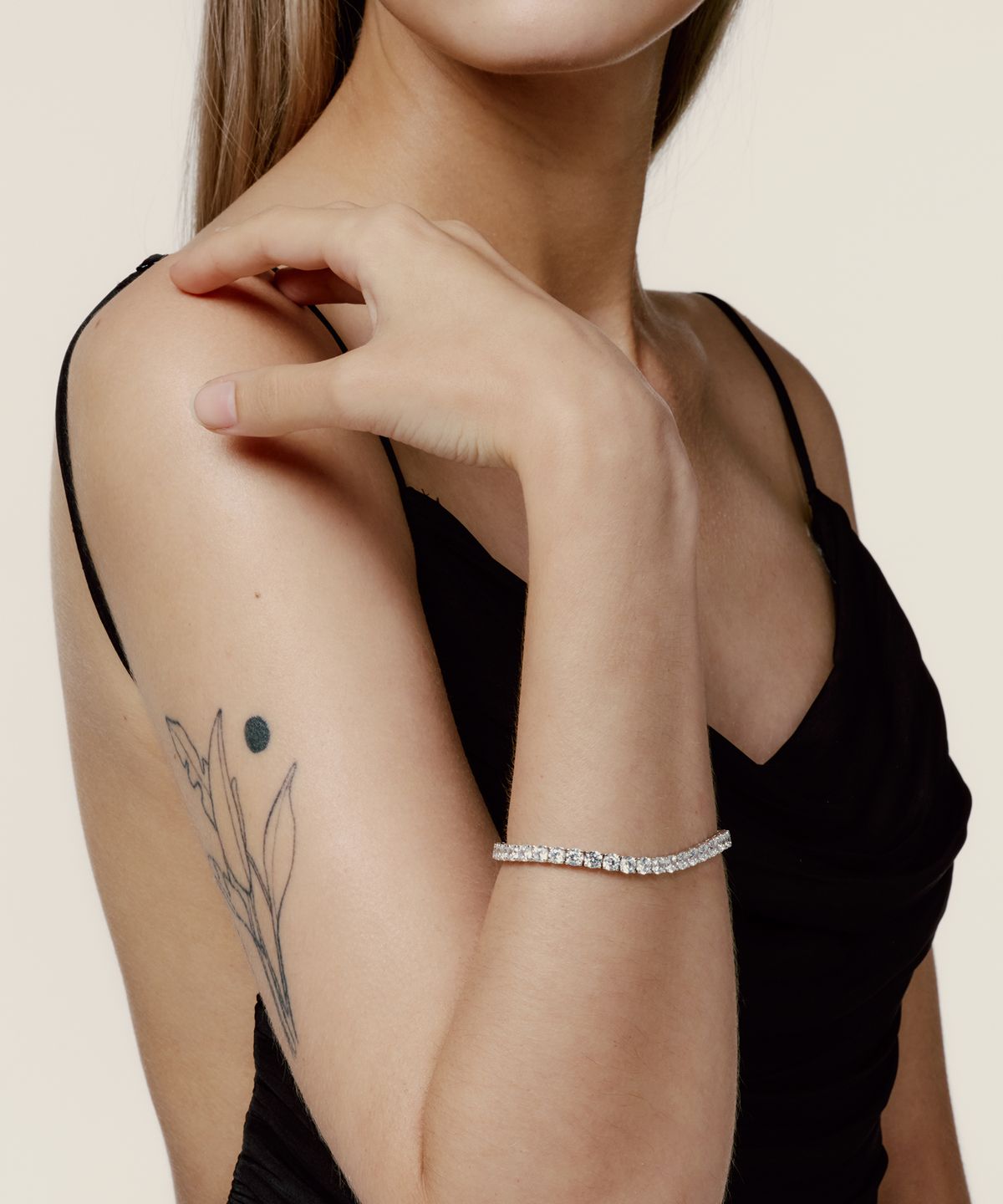 레인드랍 쥬얼리(RAINDROP JEWELRY) 레인드랍 4MM 테니스 팔찌 [S925]