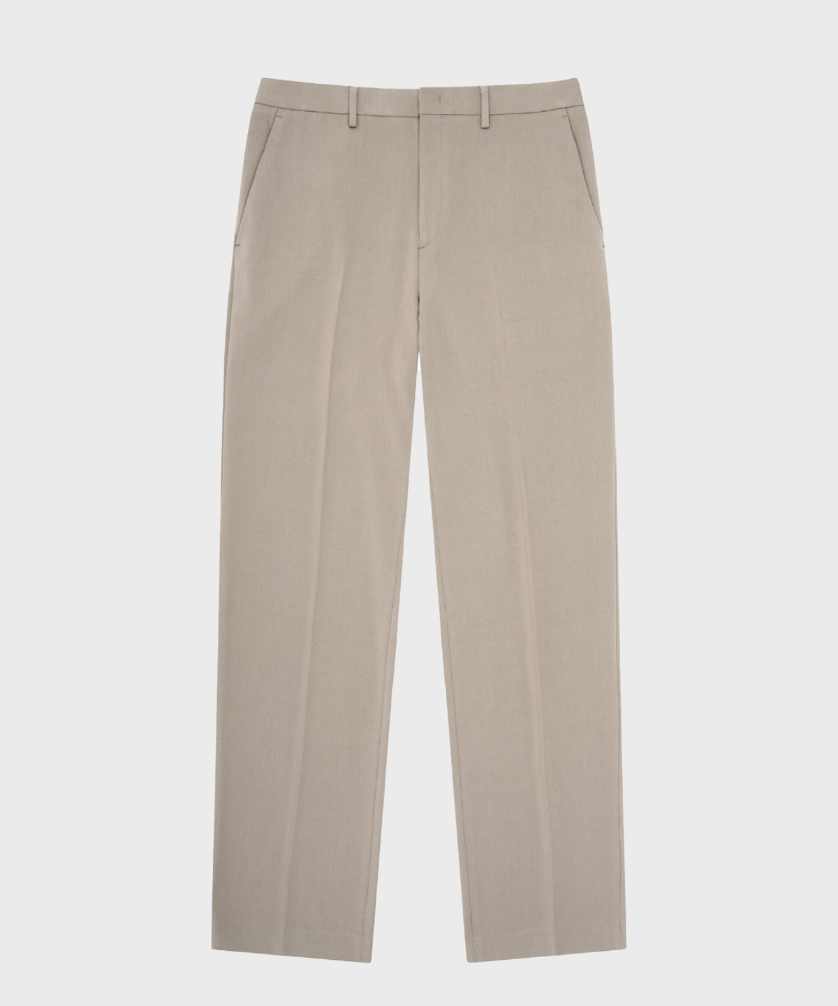 넌블랭크(NONBLANK) 세미 와이드 핏 슬랙스_DUSTY BEIGE