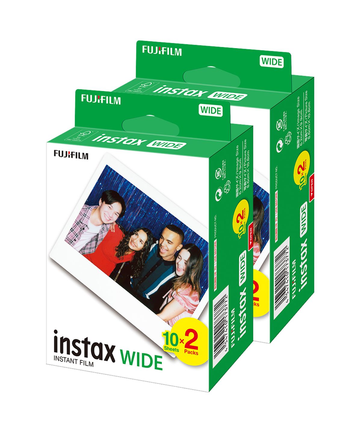 인스탁스(INSTAX) 인스탁스 와이드필름 4팩(40매)
