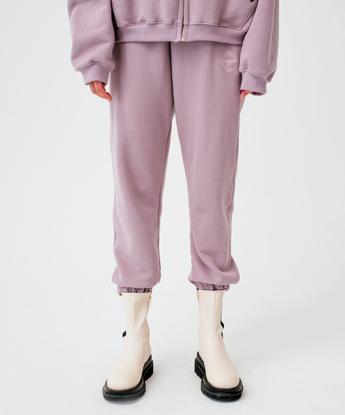판도라핏(PANDORAFIT) Rhombus Jogger Pants Pink