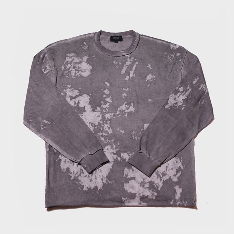 tie-dye washed long sleeve (washed black)