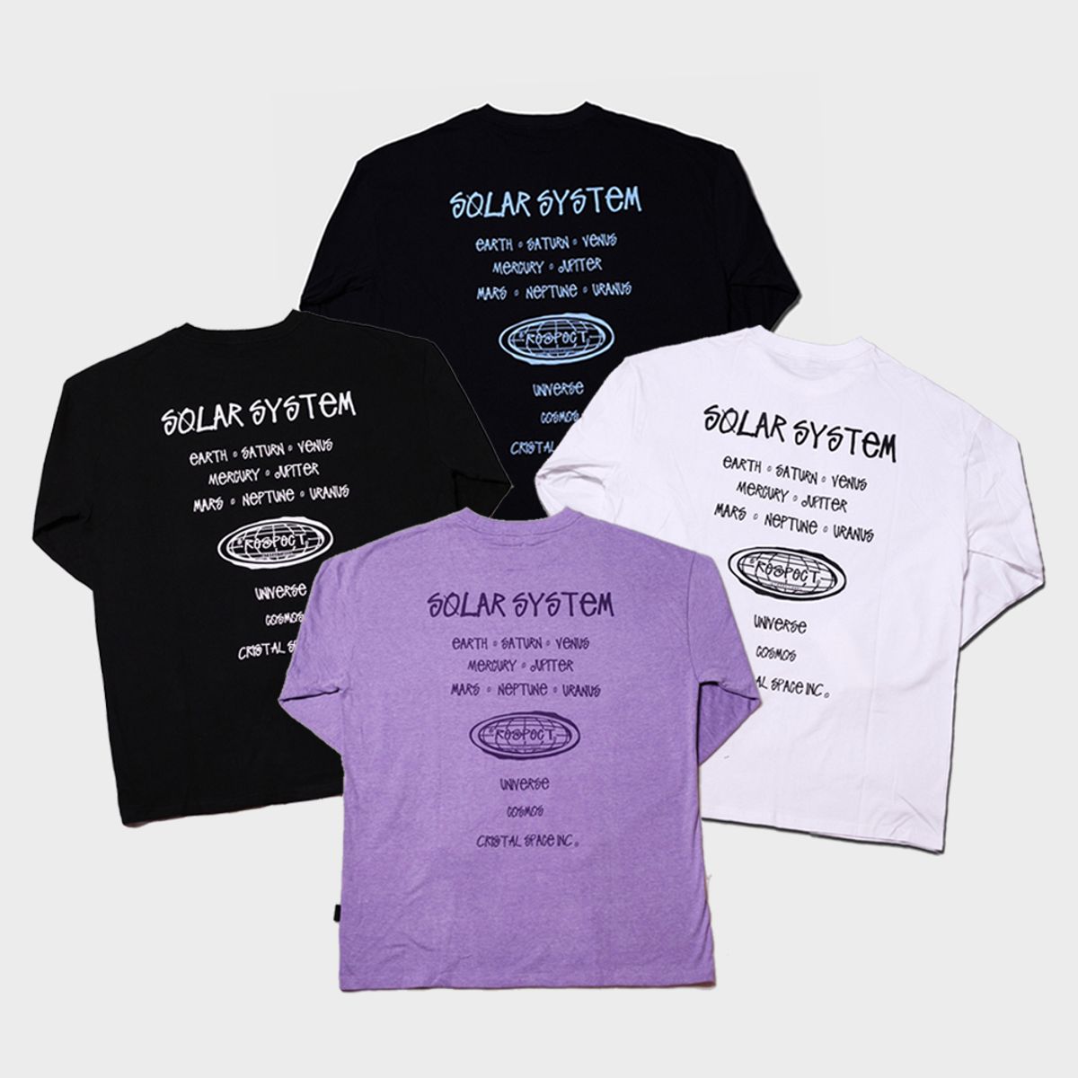 리스펙트(RESPECT) solar system long sleeve (4color)