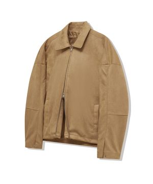 86-IRO097 [리뉴얼] 크루얼티프리 알파 스웨이드 자켓 카멜