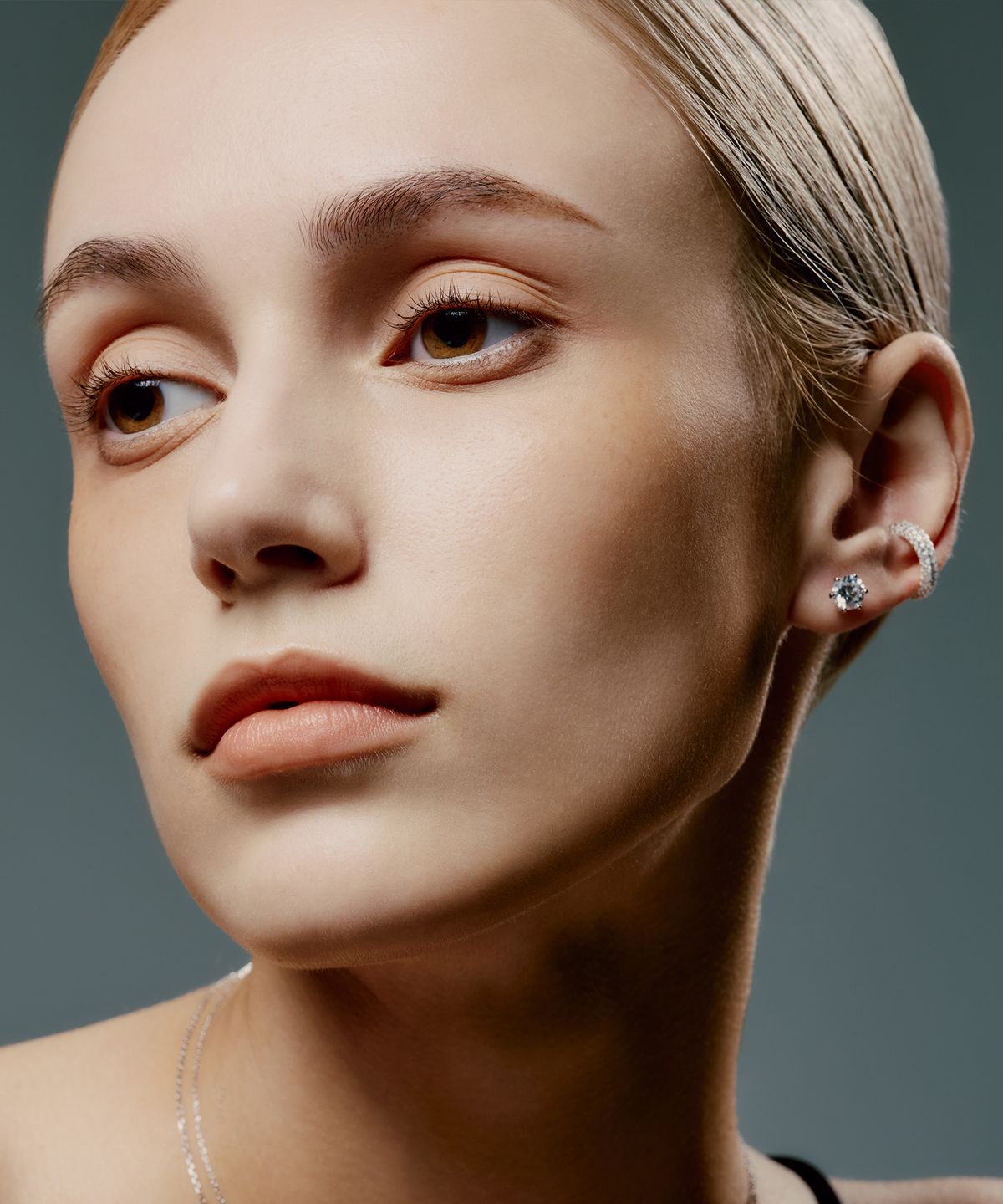 레인드랍 쥬얼리(RAINDROP JEWELRY) 레인드랍 6 프롱 솔리테어 스터드 귀걸이