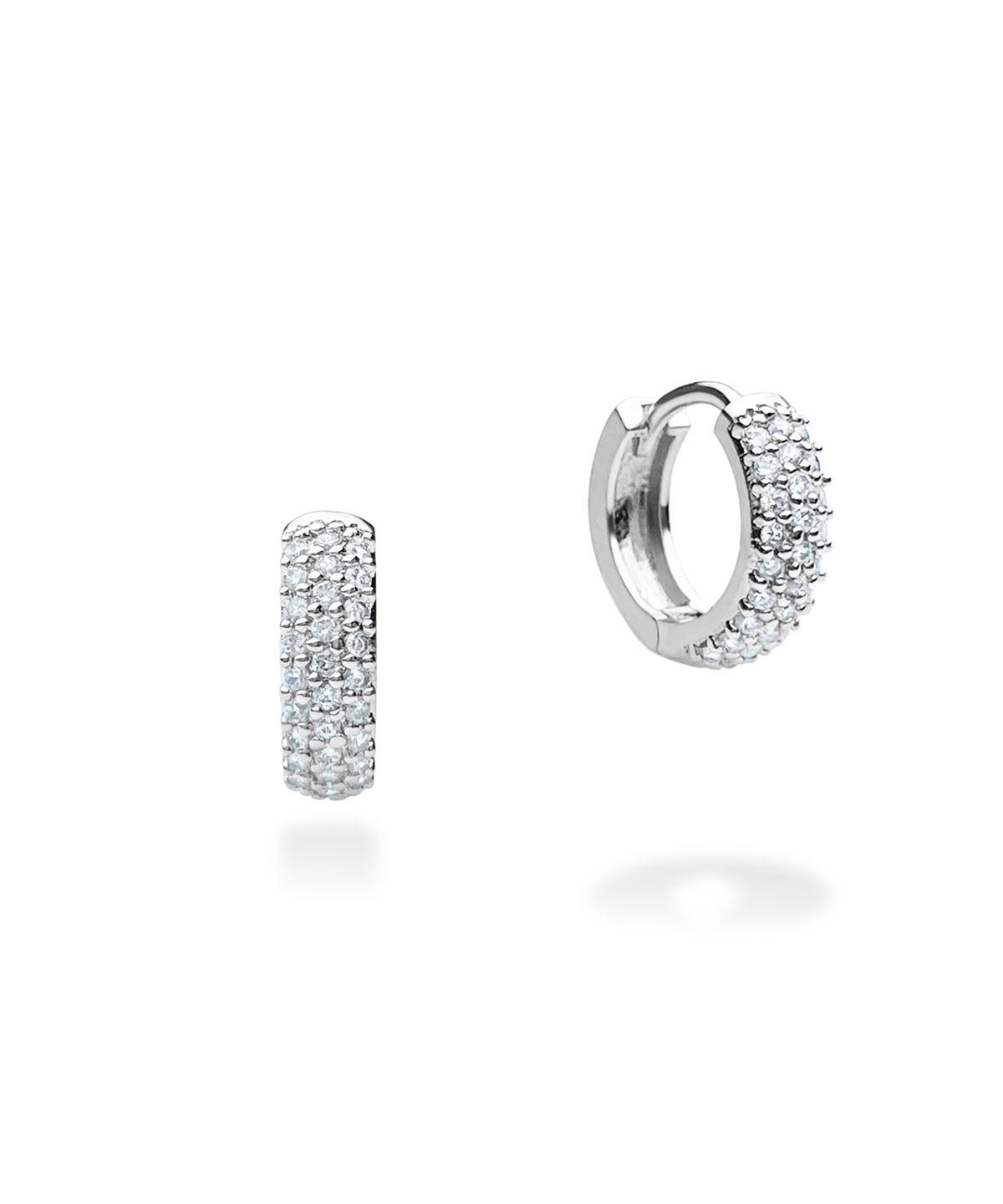 레인드랍 쥬얼리(RAINDROP JEWELRY) 레인드랍 스몰 라운드 파베 허기스 귀걸이