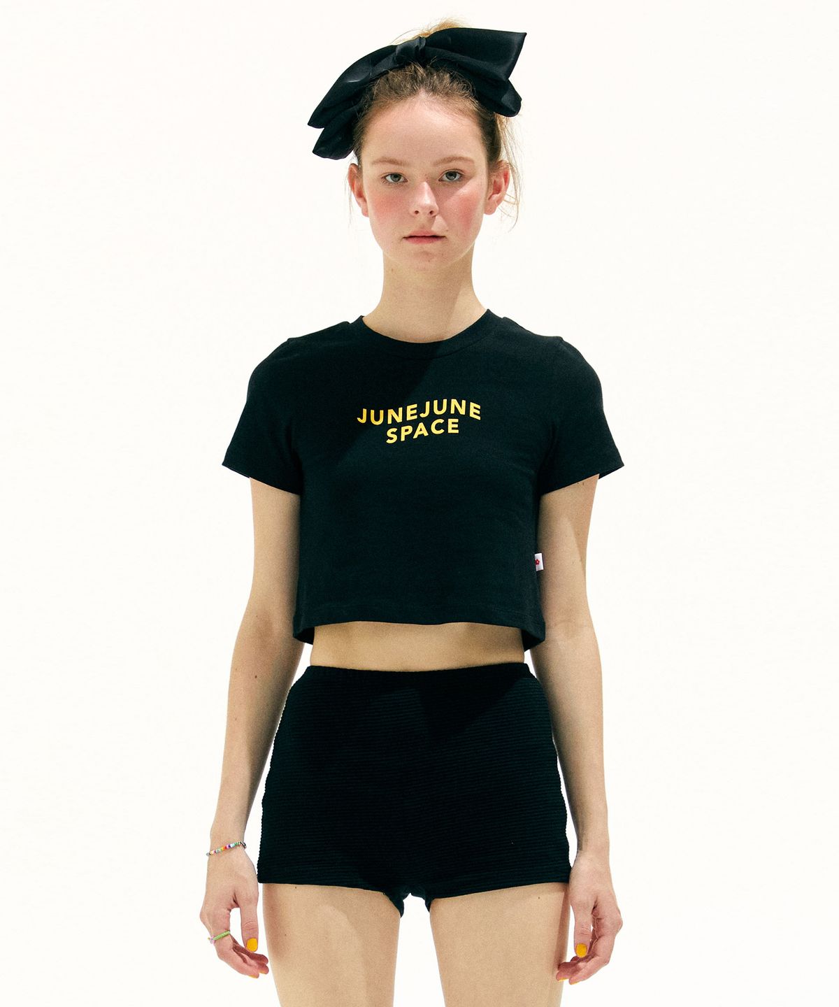 준준스페이스(JUNEJUNE SPACE) June June Space T Shirt_Black(준준스페이스 티셔츠_블랙)