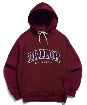 엔비엘 로고 후드 (버건디)