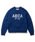 AECA BIG LOGO WOOL KNIT-BLUE