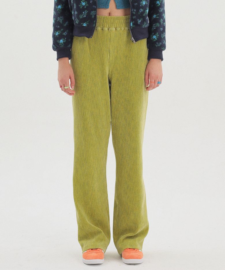 Two Tone Velour Pant_Light Green (투 톤 벨루어 팬츠_라이트 그린)