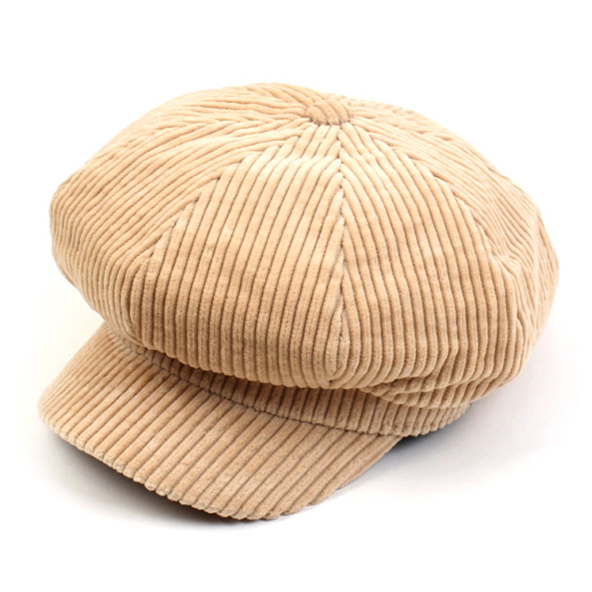 유니버셜 케미스트리(UNIVERSAL CHEMISTRY) Bold Corduroy Ivory Newsboy Cap 뉴스보이캡