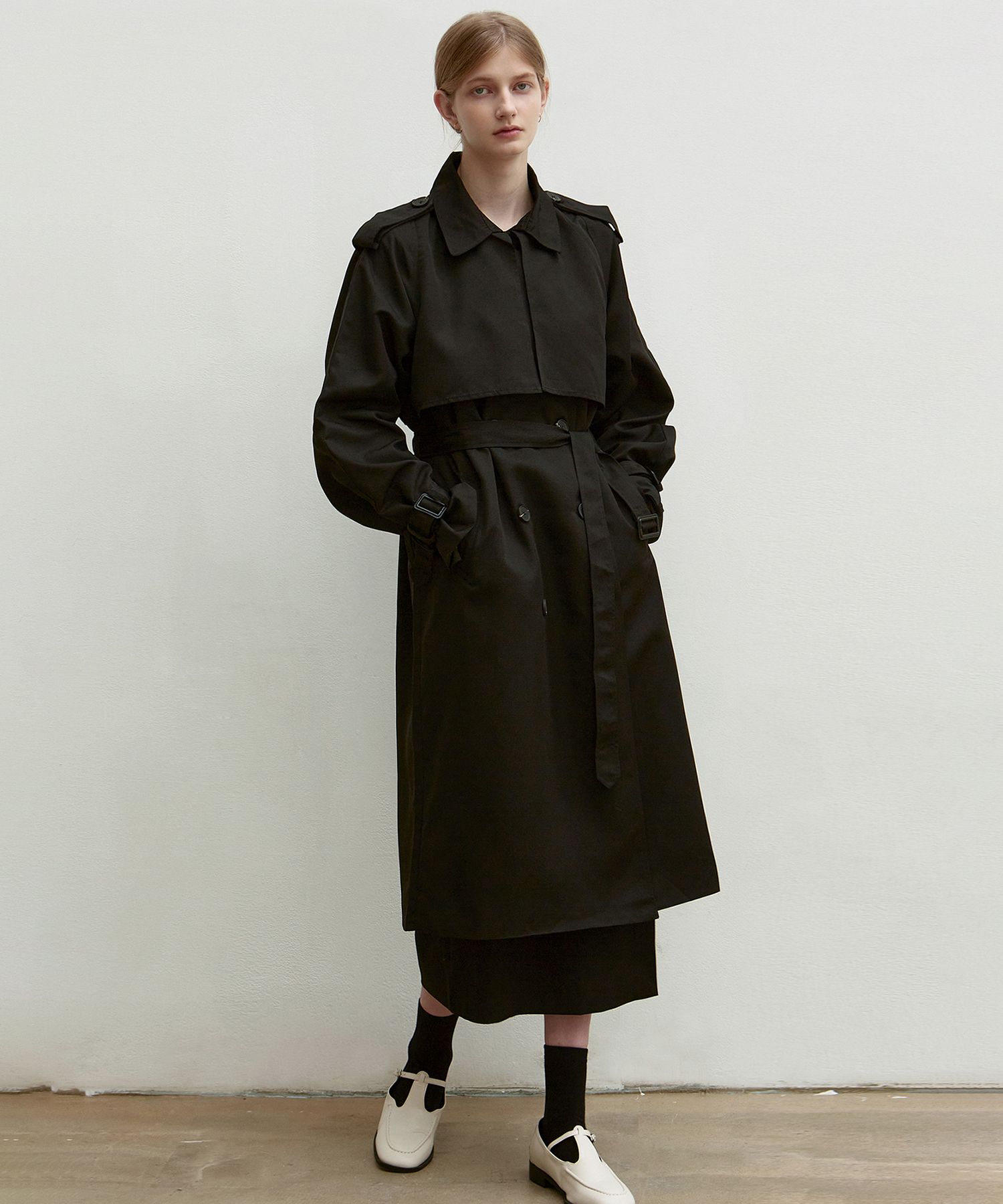 MUSINSA | NICK&NICOLE OVERSIZED DOUBLE TRENCH COAT_8COLOR